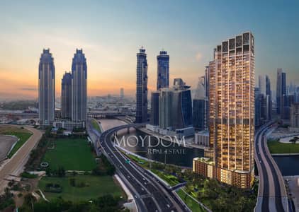 2 Bedroom Apartment for Sale in Business Bay, Dubai - One River Point_Aerial View. jpg