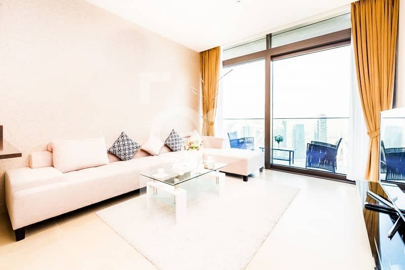 SPECTACULAR ONE BEDROOM | MARINA VIEW & SEA VIEW | HIGH FLOOR | BRAND NEW