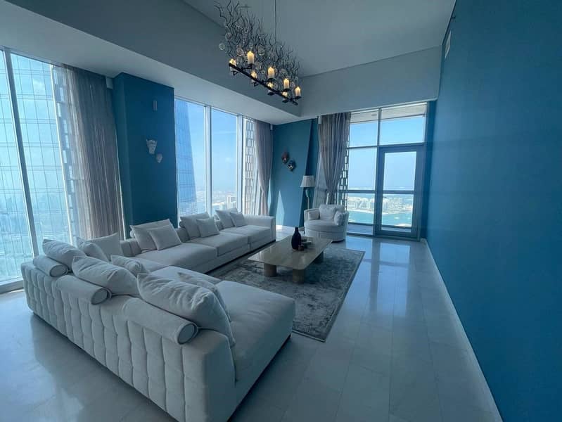 位于迪拜码头，开阳大厦 3 卧室的顶楼公寓 13500000 AED - 8891807