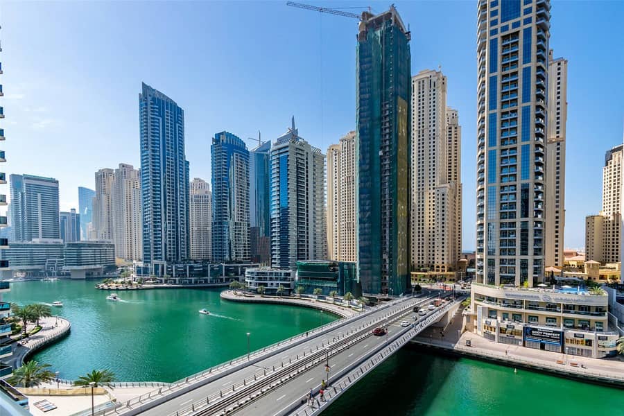位于迪拜码头，滨海景观大厦，滨海景观大厦B座 1 卧室的公寓 145000 AED - 8891796