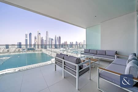 3 Bedroom Flat for Sale in Dubai Harbour, Dubai - Marina Skyline View | Beach Access | Vacant