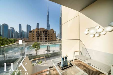 2 Bedroom Flat for Sale in Downtown Dubai, Dubai - Low Floor | Burj View | Fully Furnished