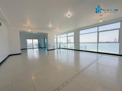 3 Bedroom Flat for Rent in Al Hosn, Abu Dhabi - Sea View I 3BR w/Maids | Balcony | Prime Location