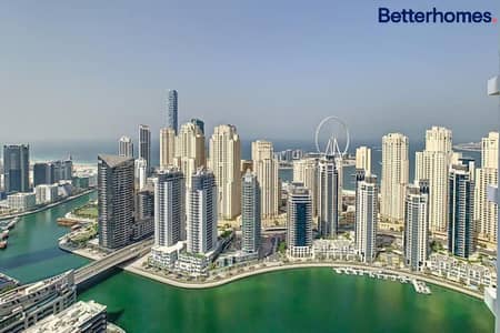 2 Bedroom Apartment for Rent in Dubai Marina, Dubai - Marina and SZR View | Luxury Furnished