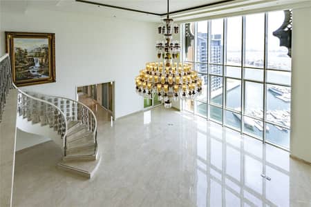 6 Bedroom Penthouse for Sale in Palm Jumeirah, Dubai - Exquisite Triplex Penthouse | Palm View | Rooftop