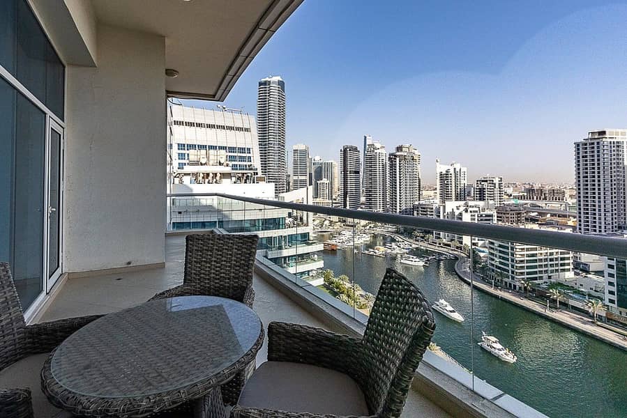 Panoramic Marina and Sea view | Fully Furnished
