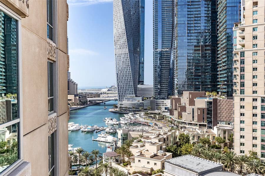 位于迪拜码头，迪拜滨海大厦（怡玛6号大厦），阿尔梅克大厦 1 卧室的公寓 130000 AED - 8892348