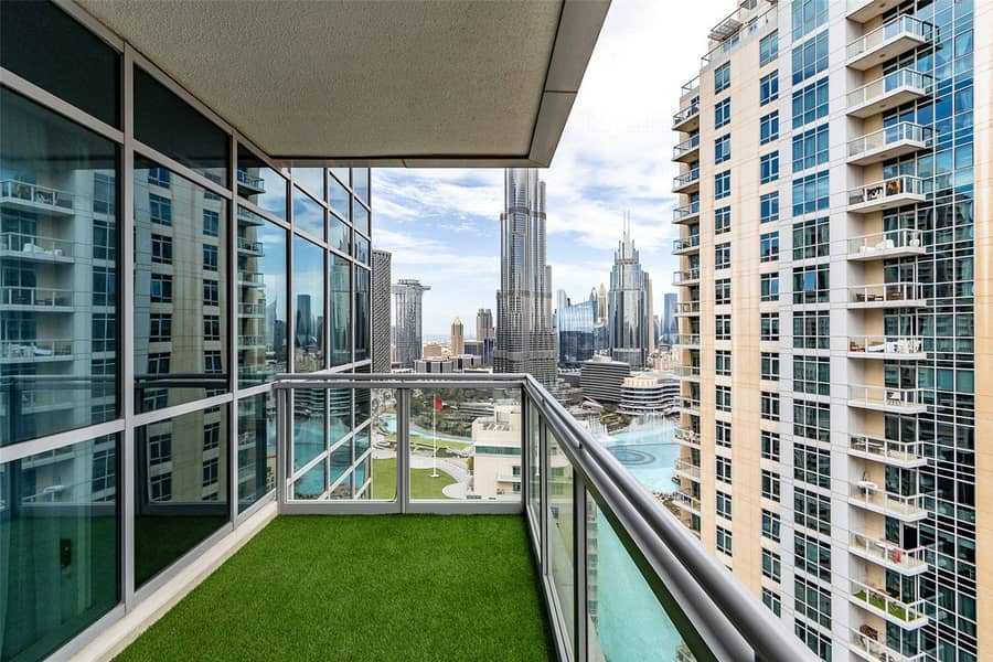 Furnished | High Floor | Khalifa and Fountain view