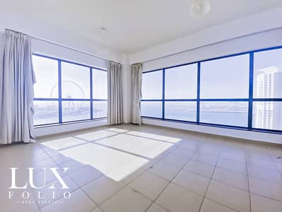 2 Bedroom Flat for Rent in Jumeirah Beach Residence (JBR), Dubai - STUNNING VIEW of JBR I Prime Location I Unfurnished