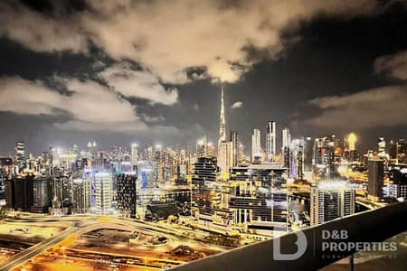 1 Bedroom Flat for Rent in Business Bay, Dubai - BURJ KHALIFA VIEW | HIGH FLOOR | FURNISHED