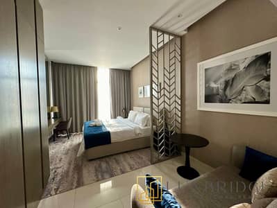 Studio for Rent in Business Bay, Dubai - Fully Furnished | Canal View | High Floor
