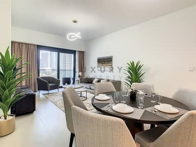 2 Bedroom Flat for Rent in Downtown Dubai, Dubai - Fully Furnished | Full Burj Khalifa View | Modern