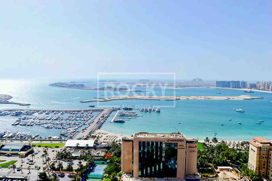 位于迪拜码头，海洋塔楼 3 卧室的公寓 195000 AED - 8893459