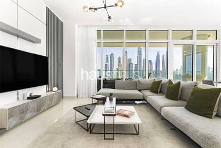 3 Bedroom Apartment for Rent in Dubai Harbour, Dubai - Marina and Sea Views | AVL 01 MAY | Corner Unit