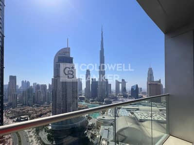 2 Bedroom Hotel Apartment for Rent in Downtown Dubai, Dubai - Full Burj Khalifa and Fountain Views  High Floor | Fully Furnished
