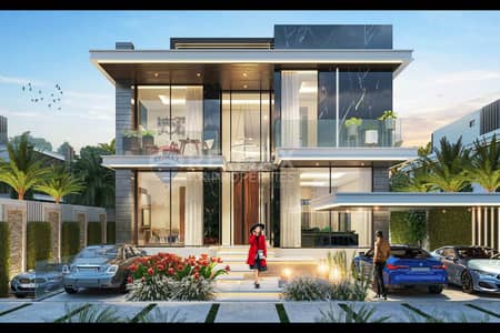 6 Bedroom Villa for Sale in DAMAC Lagoons, Dubai - Luxury | Venice Cluster | Modern Design