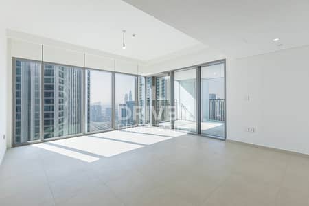 3 Bedroom Apartment for Rent in Za'abeel, Dubai - High Floor | Burj Khalifa Views | Vacant