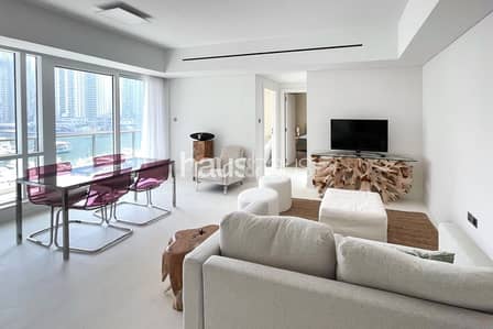 1 Bedroom Apartment for Rent in Dubai Marina, Dubai - Fully Upgraded| Full Marina View| Fully Furnished