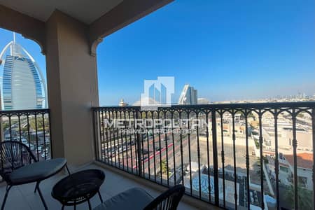 1 Bedroom Apartment for Sale in Umm Suqeim, Dubai - Burj Al Arab View | Exquisite 1BR Oasis| Furnished
