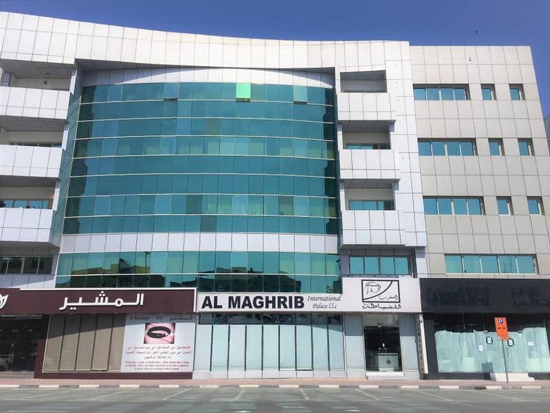 Well maintained 2 B/R apartment opposite Al Mulla Plaza