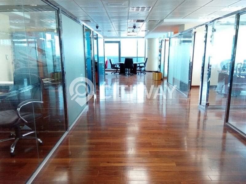 Huge and Fully Furnished Office with a Large Terrace