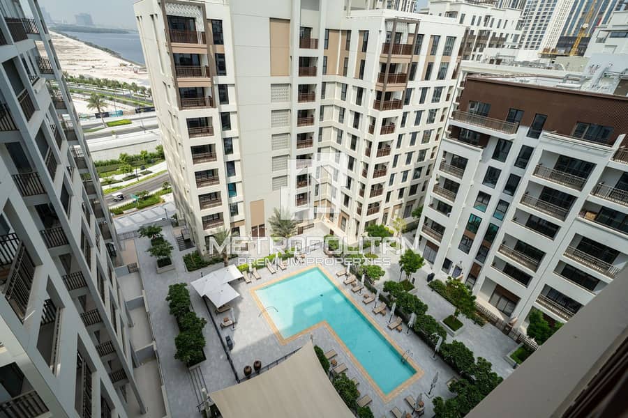 位于迪拜溪港，云溪沙滩洋房，湾岸3号 1 卧室的公寓 115000 AED - 8894575