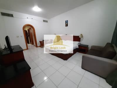 Studio for Rent in Airport Street, Abu Dhabi - Fully Furnished Studio with ADDC & WIFI in 3800/ month