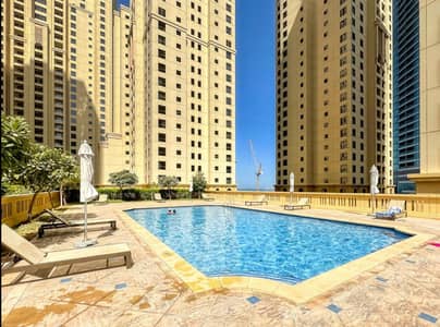 1 Bedroom Flat for Rent in Jumeirah Beach Residence (JBR), Dubai - Upcoming | Furnished | Partial Sea View