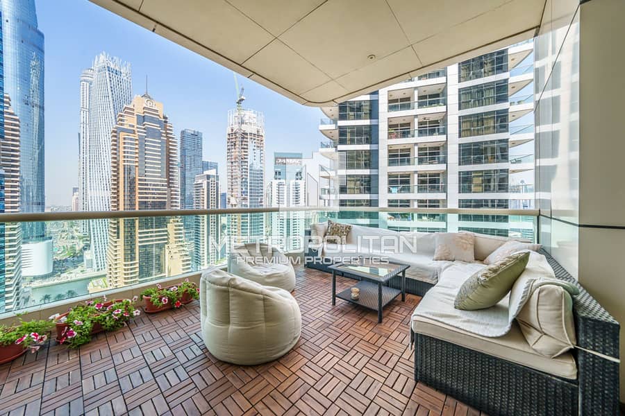 位于迪拜码头，皇家海洋塔楼 2 卧室的公寓 2450000 AED - 8856324
