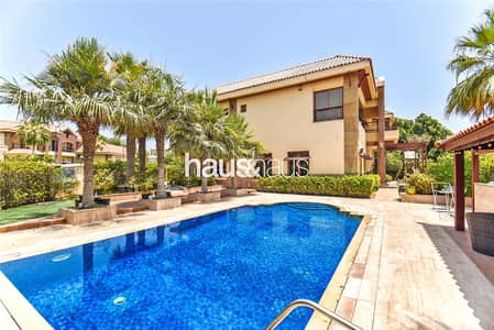 5 Bedroom Villa for Rent in Jumeirah Islands, Dubai - Huge Five Bedroom Mansion | Furnished | Large Plot
