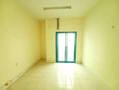 Close to RTA BUS station 1 bedroom hall with balcony window ac building in Al Taawun Sharjah