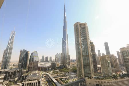 2 Bedroom Flat for Rent in Downtown Dubai, Dubai - Full Burj View |High Floor |Furnished and Serviced