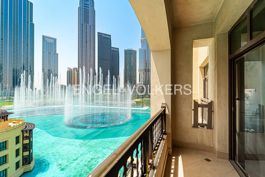 Prime Location | Fountain and Burj view| Furnished