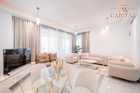 2 Bedroom Flat for Rent in Dubai Marina, Dubai - Massive Balcony | Very Low Floor | New Furniture
