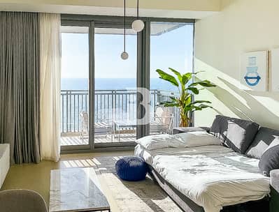 2 Bedroom Apartment for Rent in Dubai Marina, Dubai - Semi furnished | High Floor | Sea View