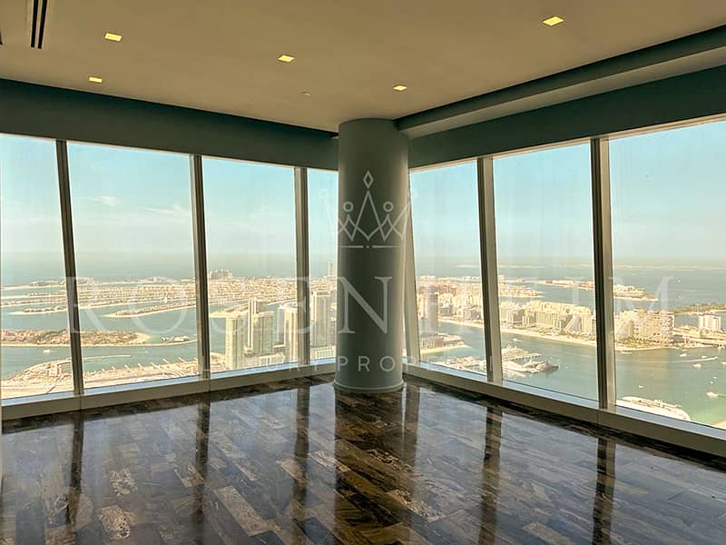 High Floor | Vacant | Palm View | Unfurnished