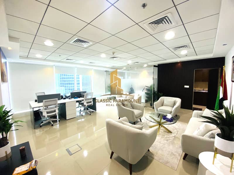 Fully Furnished || Near metro || Bright Office