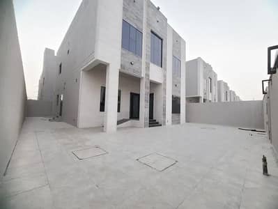 Villa for rent, first inhabitant, 3 floors, 6 rooms, super deluxe finishing, in Ajman, Al Yasmeen, opposite Rahmaniyah, Sharjah