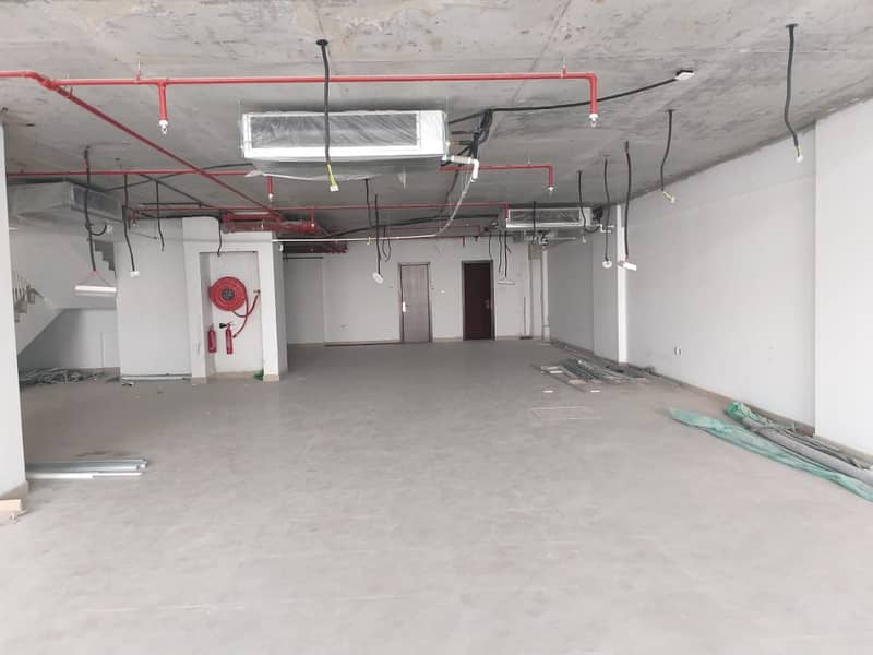 3500 SQFT New Showroom for rent on al wahda street in Ind. area no. 1.