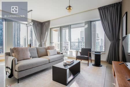 1 Bedroom Flat for Rent in Downtown Dubai, Dubai - Burj Khalifa View | Furnished | Flexible Terms