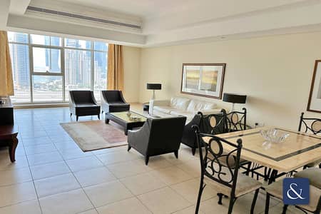 2 Bedroom Apartment for Rent in Jumeirah Lake Towers (JLT), Dubai - Furnished | 2 Bed plus Maids | Marina View