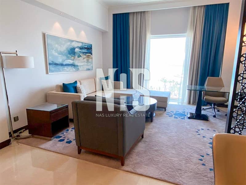 Ready to Move in | Luxurious 2BR Fully Furnished | Sea and City View