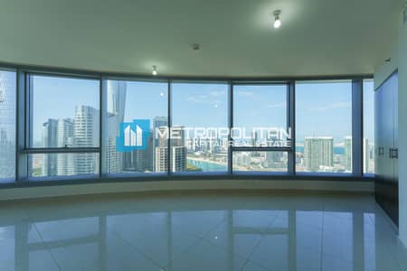 3 Bedroom Flat for Rent in Al Reem Island, Abu Dhabi - Mangrove View| High Floor | Vacant| Full Amenities