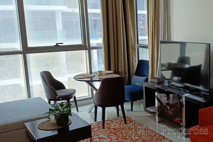 1BR | Furnished | Pool & partial Golf View