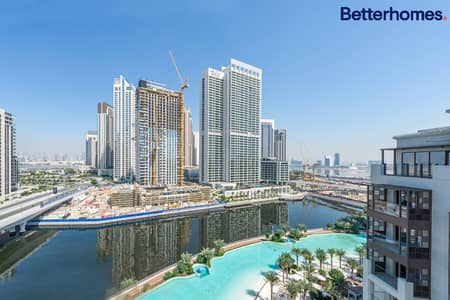 2 Bedroom Flat for Rent in Dubai Creek Harbour, Dubai - Burj Khalifa And Lagoon View | Multiple Cheques