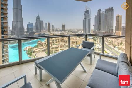 3 Bedroom Flat for Rent in Downtown Dubai, Dubai - 3BR | Burj Khalifa & Fountains View