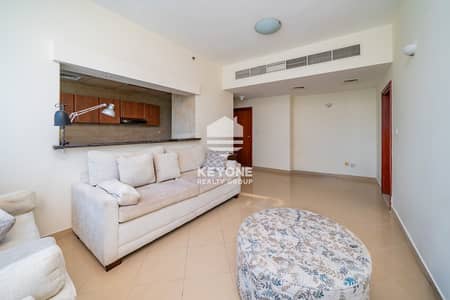 فلیٹ 1 غرفة نوم للايجار في مدينة دبي الرياضية، دبي - مفروشة | وحدة واسعة | عرض الطريق