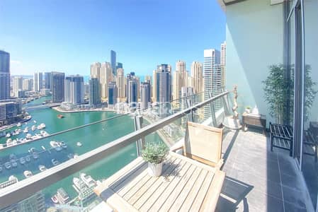 1 Bedroom Flat for Rent in Dubai Marina, Dubai - Large Layout | Fully Furnished | Marina View | VOT