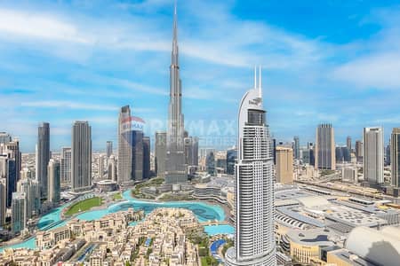 2 Bedroom Flat for Rent in Downtown Dubai, Dubai - Burj Khalifa and Fountain View | Fully Furnished