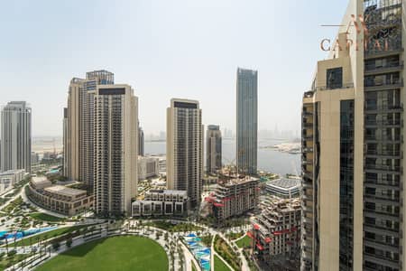 1 Bedroom Flat for Rent in Dubai Creek Harbour, Dubai - Park and Burj View | Chiller Free | Best Layout